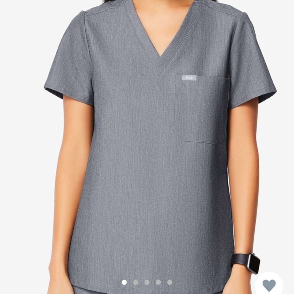Graphite Catarina Figs Scrub Top